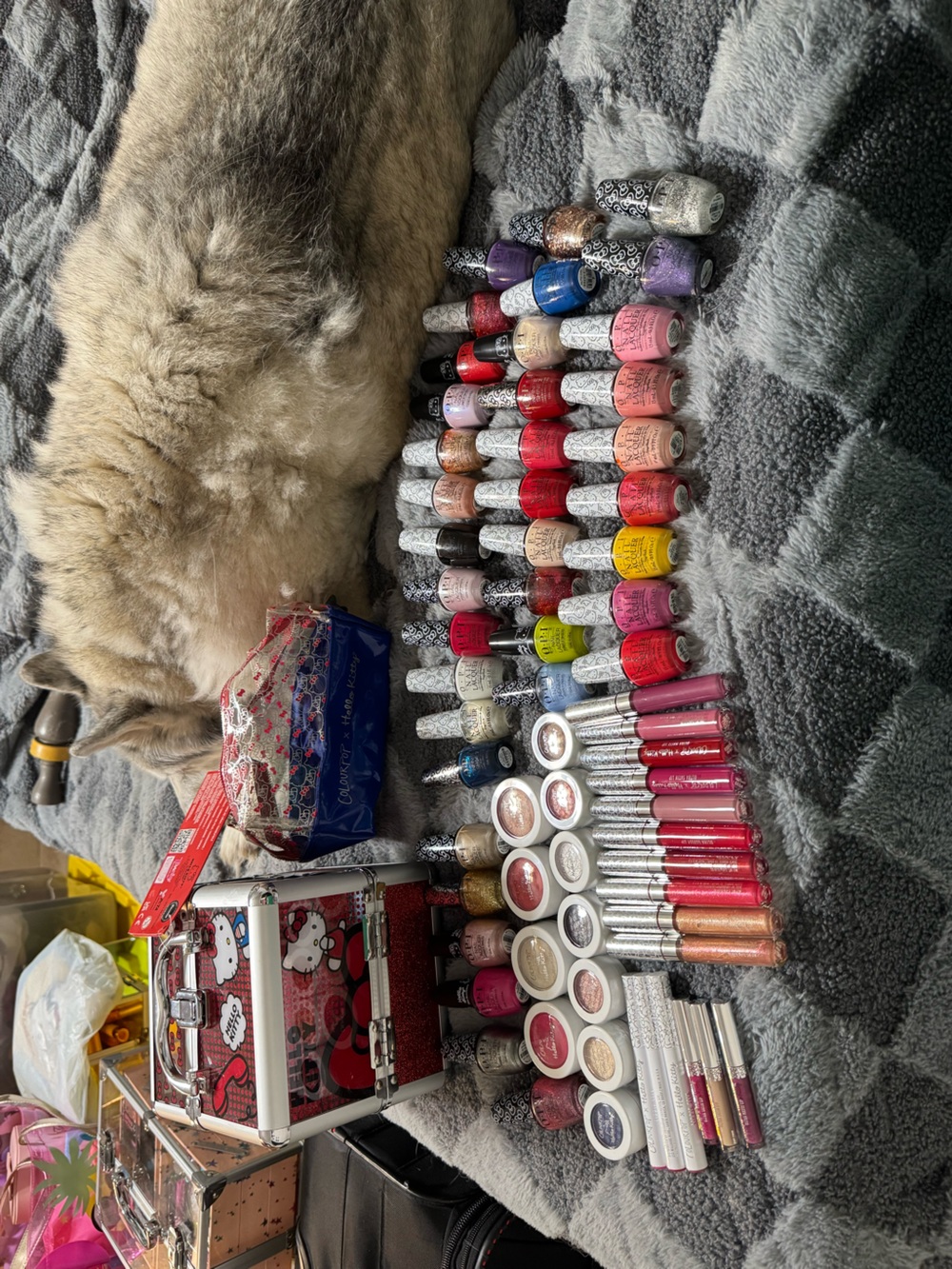 ColourPop x Hello Kitty Makeup/OPI Nail Polish Collection Bundle